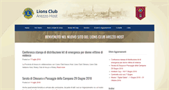 Desktop Screenshot of lionsarezzohost.org
